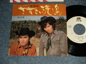 画像1: 鷲と鷹 WASHI TO TAKA - A) さすらい渡り鳥   B) 夜は砂漠 (Ex++/Ex+) / 1973 JAPAN ORIGINAL "WHITE LABEL PROMO"  Used 7" Single 