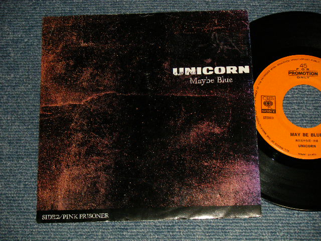 ユニコーン UNICORN - A)MAYBE BLUE  B)PINK PRISONER  (Ex+/Ex, Ex+++SWOFC) / 1987 JAPAN ORIGINAL 