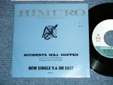 画像: 氷室京介 KYOSUKE HIMURO of BOOWY 　ボウイ - ACCIDENTS WILL HAPPEN  : words & music by  ELVIS COSTELLO エルヴィス・コステロ ( Ex+++/Ex+++) / 1989 JAPAN ORIGINAL "PROMO ONLY"  "ONE SIDED" Used 7" 45 Single 