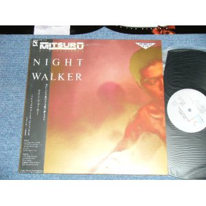 画像: MITSURU - NIGHT WALKER ナイト・ウォーカー : Prod.by 土屋昌巳( Ex+/MINT-)   / 1986 JAPAN ORIGINAL "PROMO"  Used LP  with OBI 