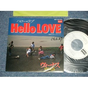 画像: VENUS ヴィーナス　-  HELLO LOVE (Ex+++/MINT-)  / 1979 JAPAN ORIGINAL "White Label PROMO" Used  7"Single