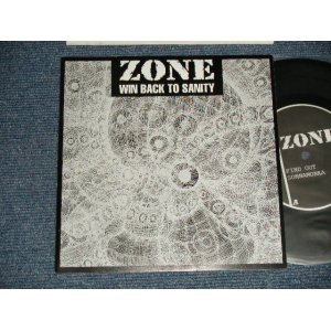 画像: ZONE -  WILL BACK TO SANITY  A) FIND OUT, SONNAMONKA  B) SHORT HOPE, WIN BACK TO SANITY  (MINT-/Ex+)  /  JAPAN ORIGINAL "from INDIES" Used 7" Single  