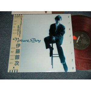 画像: 伊藤銀次  GINJI ITO - NATURE BOY (MINT-/MINT-)  / 1987 Japan ORIGINAL  "RED WAX Vinyl" Used LP with Obi  オビ付