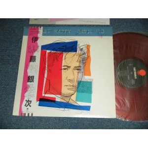 画像: 伊藤銀次  GINJI ITO - GET HAPPY (Ex++/MINT-)  / 1986 Japan ORIGINAL  "RED WAX Vinyl" Used LP with Obi  オビ付