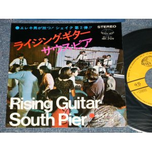 画像: 寺内タケシとバニーズ TAKESHI TERAUCHI & THE BUNNYS - A) ライジング・ギター RISING GUITAR  B) サウス・ピア SOUTH PIER (Ex+++/Ex++)  / 1967 JAPAN ORIGINAL Used 7" 45 rpm Single 