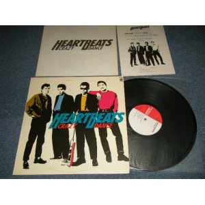 画像: HEARTBEATS ハートビーツ - CRAZY DANCE (Ex+++/MINT-) / 1981 JAPAN ORIGINAL "With PROMO SHEET" Used LP