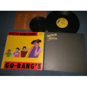 画像: ゴーバンズ GO-BANG'S -  Hustle-Bang! Bang! (With FLEXI-DISC ソノシート付) (With INSERTS) (With OUTERSLICK COVER)  (Ex++/MINT-) /1987 JAPAN ORIGINAL Used 12” EP