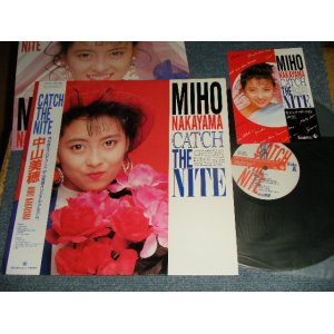 画像: 中山美穂 MIHO NAKAYAMA - CATCH THE NIGHT (With STICKER)( MINT-/MINT-)  / 1988 JAPAN ORIGINAL Used  LP with OBI オビ付