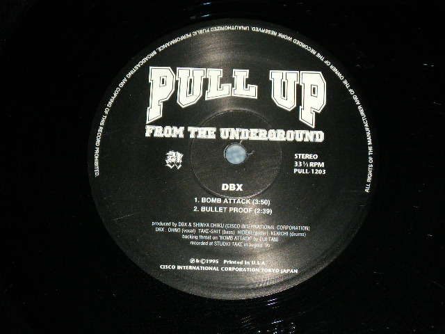 画像: A) DBX ( JAPANESE PUNK ) ,B) STS ( AMERICAN PUNK ) - PULL UP FROM THE UNDERGROUND  / 1995 US ORIGINAL Used 12" EP 