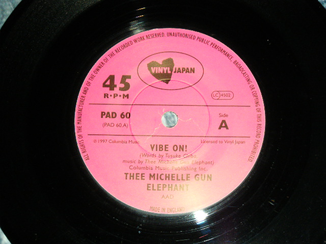 画像: ミッシェル・ガン・エレファント THEE MICHELLE GUN ELEPHANT vs THE BISTOLS - VIBE ON ! : OUR LOVE WILL STILL BE THERE ( Ex+++/Ex+++ ) / 1997 UK ORIGINAL Used  7" SINGLE  