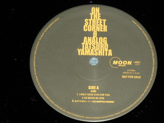 画像: 山下達郎　TATSURO YAMASHITA - ON THE STREET CORNER 0 ( MINT-/MINT ) / 2000 JAPAN ORIGINAL PROMO ONLY  used LP