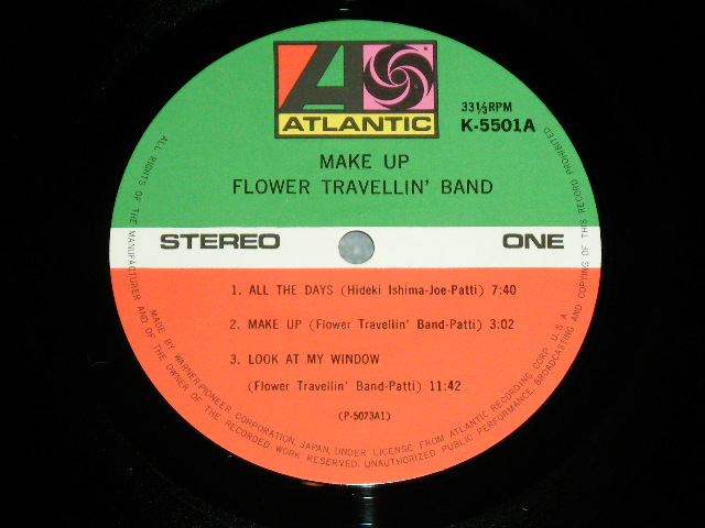 画像: フラワー・トラヴェリン・バンド　FLOWER TRAVELLIN' BAND -  MAKE UP / 1978? JAPAN REISSUE Used  LP With OBI 