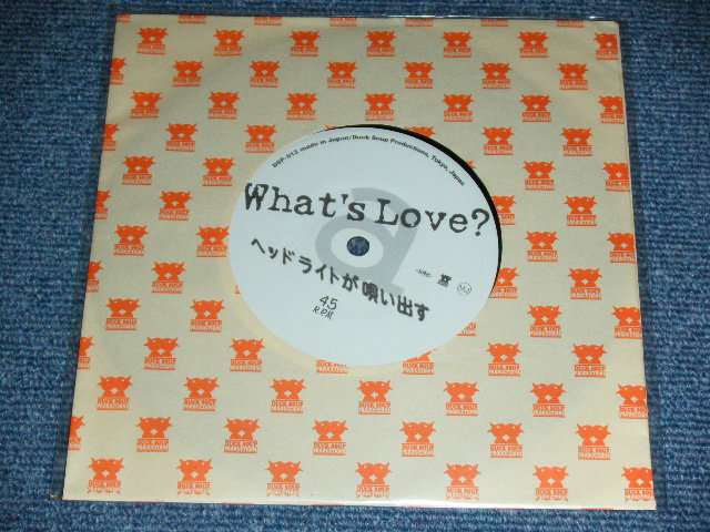 画像: WHAT'S LOVE - ヘッドライトが唄い出す　：　桜の頃 / 2002 JAPAN ORIGINAL  Brand New DEAD STOCK 7"45 rpm Single from INDIES 