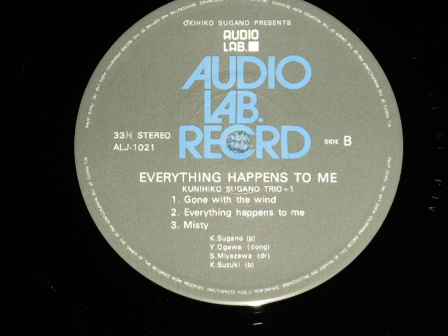 画像: 菅野邦彦 トリオ + 1 KUNIHIKO SUGANO TRIO + 1 - エブリシング・ハプンス・トゥ・ミー EVERYTHING HAPPENS TO ME (MINT-/MINT)   / 1975 JAPAN ORIGINAL Used LP With OBI 