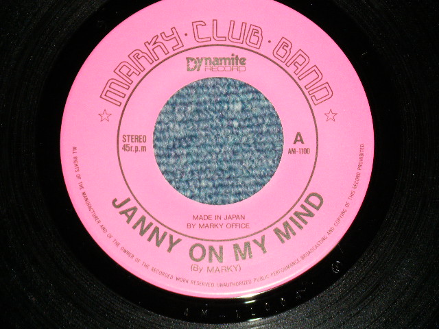 画像: マーキー・クラブ・バンド KARKY CLUB BAND - いとしのジェニー JENNY ON MY MIND (MINT-/MINT SWOFC )   / JAPAN ORIGINAL "INDIES" Used 7" Single  シングル