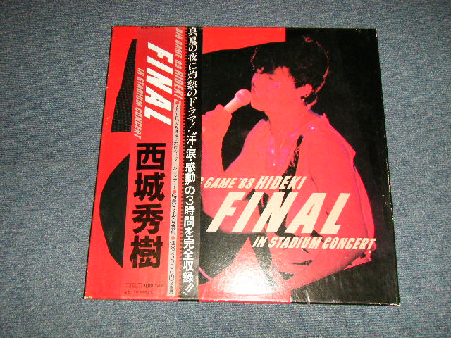 西城秀樹 HIDEKI SAIJYO - BIG GAME '83 HIDEKI FINAL IN STADIUM CONCERT  (Ex++/MINT-) /1983 JAPAN ORIGINAL Used 3-LP's BOX SET with OBI & Booklet