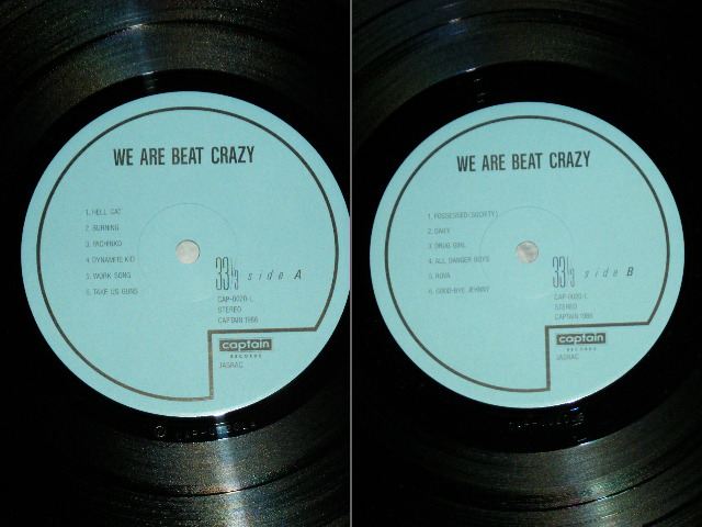 画像: V.A. OMNIBUS - WE ARE BEAT CRAZY : BEAT CRAZY COMPILATION ALBUM / 1986  JAPAN ORIGINAL Used LP 