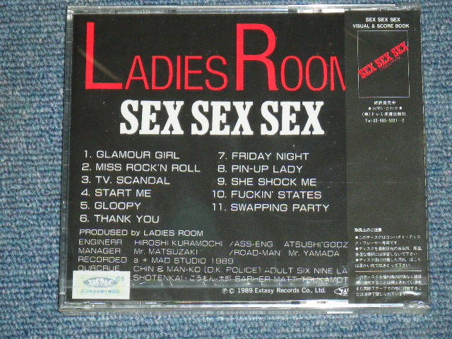 画像: LADIES ROOM - SEX SEX SEX / 1989 JAPAN ORIGINAL Brand New Sealed CD Dead Stock 