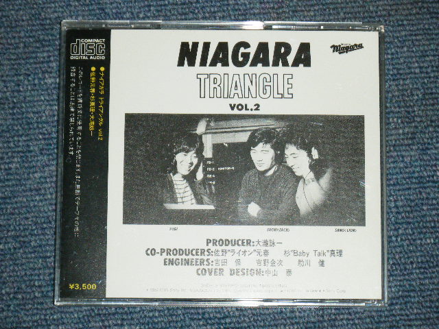 画像: ナイアガラ・トライアングル　NIAGAR TRIANGLE  - NIAGAR TRIANGLE  VOL.2  / 1982 JAPAN ORIGINAL 3500Yen Mark Used CD 